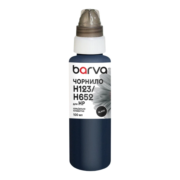 Чернила Barva HP 46/123/651/652 100 мл, special, pigmented black (H652-531e) - изображение 1
