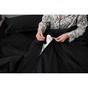 Простынь Ardesto на резинке Mix&Match Premium, 100% хлопок, сатин черный 180х200+30 см (ART1820FSL) - уменьшенное изображение 10