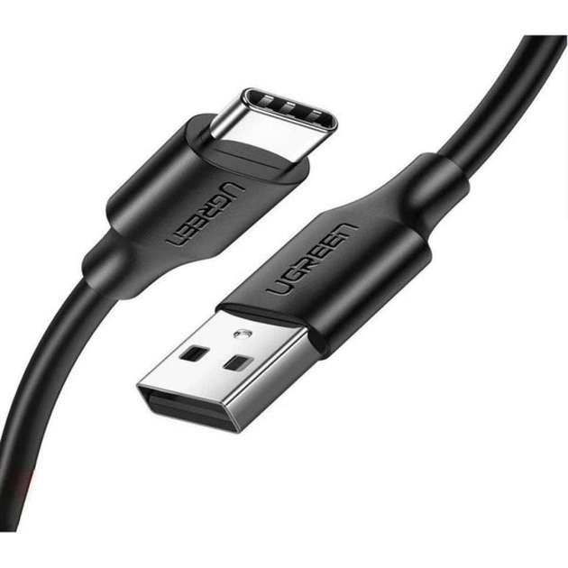Дата кабель USB 2.0 AM to USB-C 1.0m US287 Black Ugreen (60116) - изображение 1