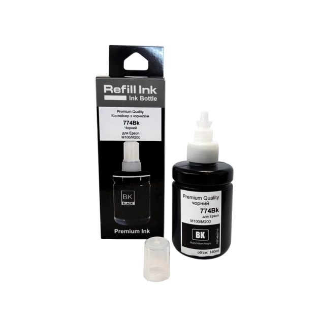 Чернила Premium Quality Epson 774 140мл Black Pigment C13T77414A (70264913) - изображение 1