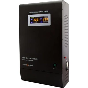 Пристрій безперебійного живлення LogicPower LPY-W-PSW-5000VA+ (4148) зображення 1