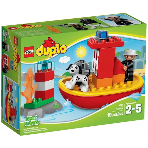 Конструктор LEGO Duplo Ville Пожежний катер (10591) - зображення 1