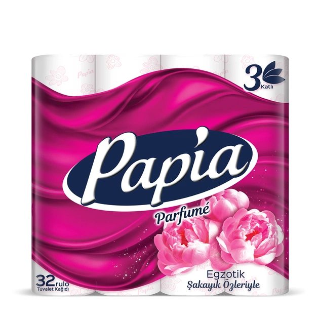 Туалетний папір Papia Platinum 4 шари 32 рулони (8690536026364) - зображення 2