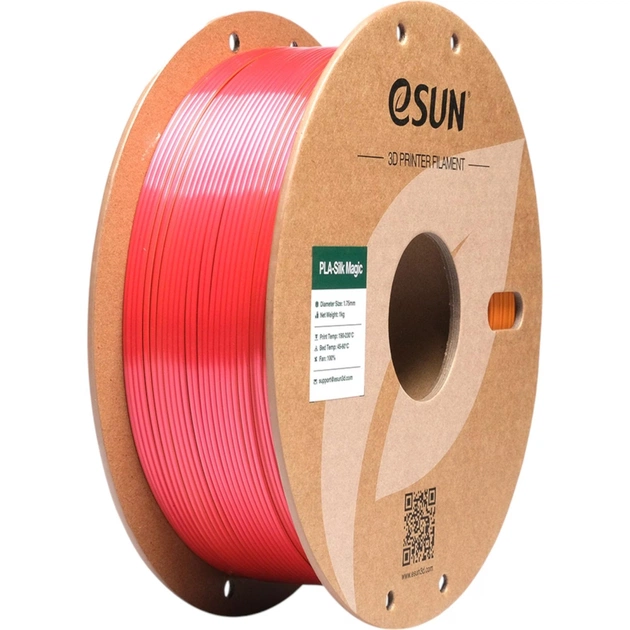 Пластик для 3D-принтера eSUN ePLA-Silk Magic 1кг, 1.75мм, Red Gold (EPLA-SILKMAGIC-P175RJ1) - изображение 1