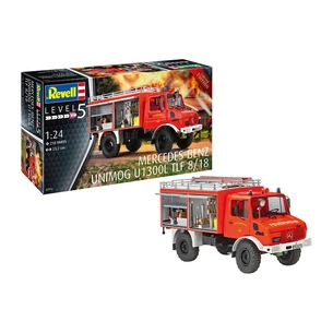 Збірна модель Revell Пожежна машина Unimog U1300L TLF 8/18 рівень 5 масштаб 1:24 (RVL-07512) зображення 1