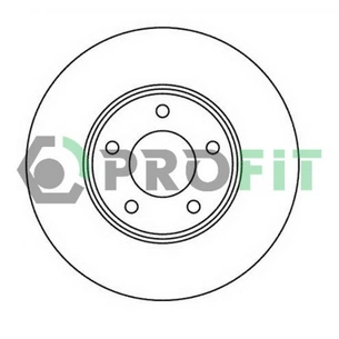 Гальмівний диск Profit 5010-2007 зображення 1