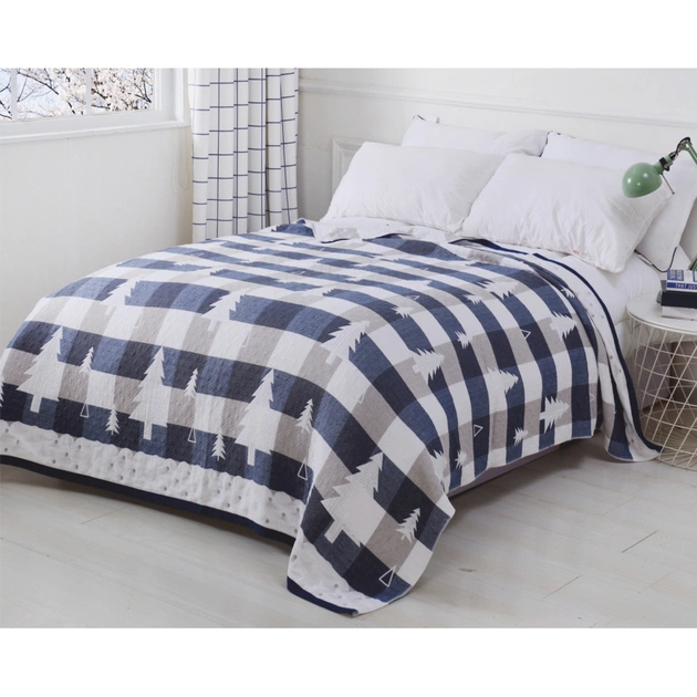 Покривало Home Line Ялинка 200х220 Синє (137650) - изображение 1