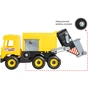 Спецтехніка Tigres Авто "Middle truck" сміттєвоз (жовтий) в коробці (39492) - зменшене зображення 2