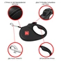 Повідець для собак WAUDOG R-leash "Прапор" L до 50 кг 5 м чорний (8126-0229-01) - зменшене зображення 4