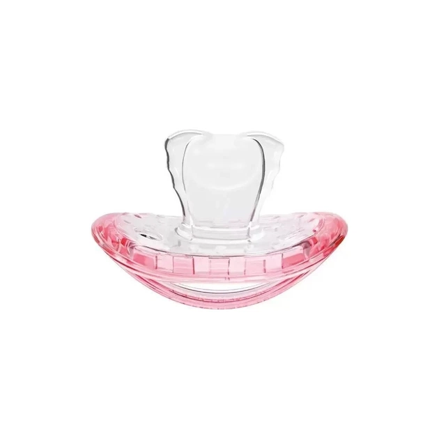 Пустушка Curaprox + контейнер для зберігання 18-36 міс. рожева (Babysoother pink size 2) - зображення 1