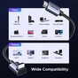 Кабель мультимедийный HDMI M to HDMI M 3.0m 8K60Hz 48Gbps braided black Ugreen (85242) - уменьшенное изображение 8