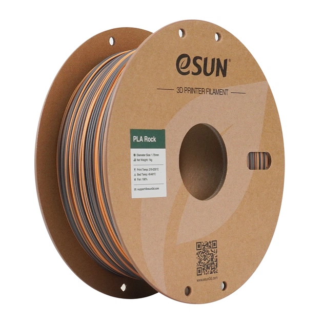 Пластик для 3D-принтера eSUN PLA Rock 1,75mm 1kg PEGMATITE (PLA-ROCK175O-PE1P1) - изображение 1