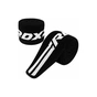 Бинт для спорту RDX на коліна K2 GYM Knee Wrap Black (WAH-K2B) - зменшене зображення 2
