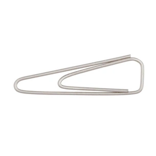 Скріпки канцелярські Buromax 31мм, nickel-plated, 100шт (BM.5019) зображення 1