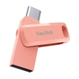 USB флеш накопичувач SanDisk 256GB Ultra Dual Drive Go USB 3.0/Type-C Peach (SDDDC3-256G-G46PC) - зменшене зображення 3