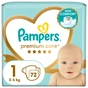 Підгузки Pampers Premium Care Розмір 1 (2-5 кг) 72 шт (8006540858073) - зменшене зображення 1
