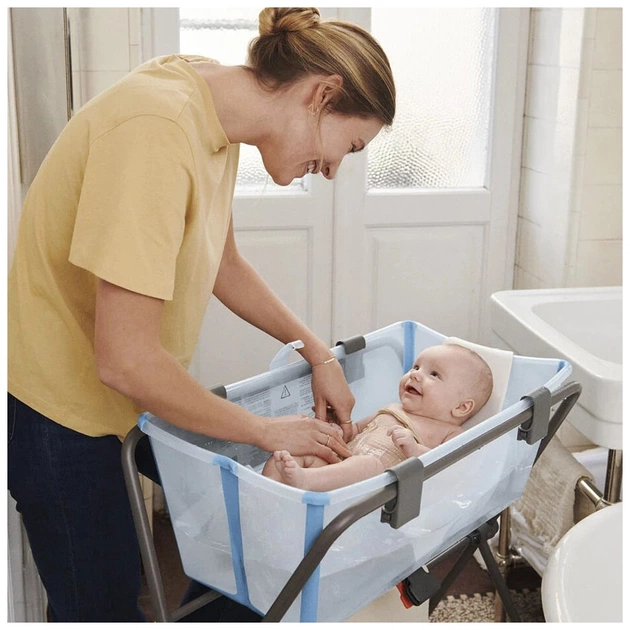 Ванночка Stokke Flexi Bath, блакитний (Ocean Blue) (7040355319139) (531913) - зображення 4