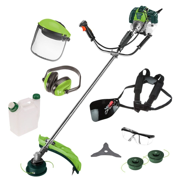 Тример садовий Verto бензиновий 42.7куб см, 1.2к.с., ліска 46см, ніж 25.5см, 7.3кг (50G491) - picture 2