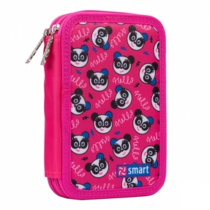 Пенал Smart HP-01 Hello, panda синій/рожевий (532828) зображення 1