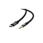 Кабель мультимедийный USB-C to 3.5mm M 0.15m black Acefast (6974316285274) - уменьшенное изображение 3