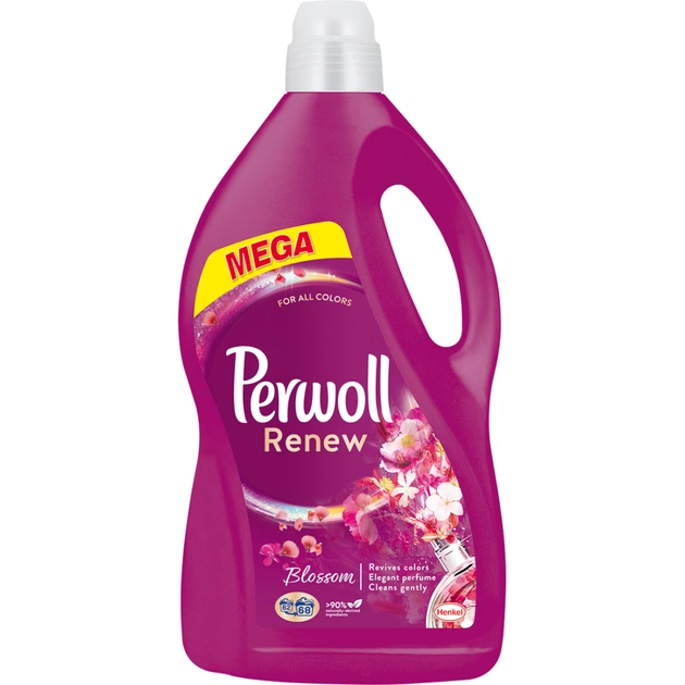Гель для прання Perwoll Renew Blossom Відновлення та аромат 3.74 л (9000101577952) - изображение 1