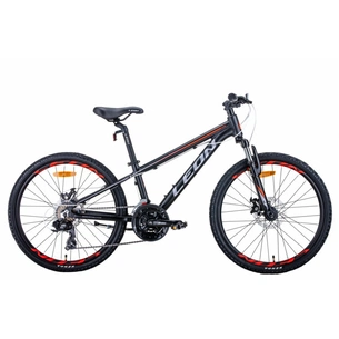 Велосипед Leon 24" JUNIOR AM DD рама-12" 2021 Black/Orange (OPS-LN-24-073) зображення 1