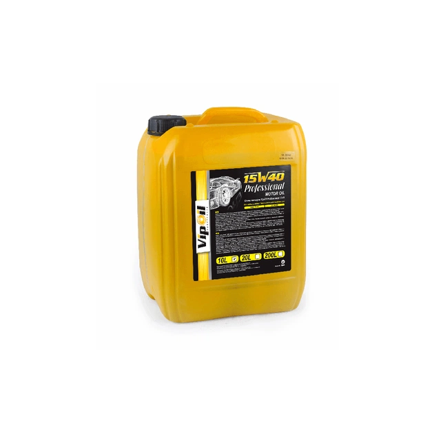 Моторное масло VIPOIL Professional 15W-40 SG/CD, 10л (0162845) - изображение 1
