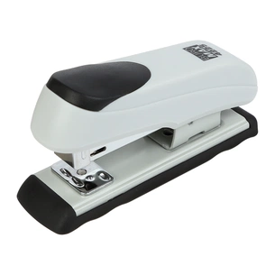 Степлер Buromax пластиковий, 20 аркушів, (скоби №24; 26), 110 х 34 х 53 мм, сірий (BM.4225-09) зображення 1