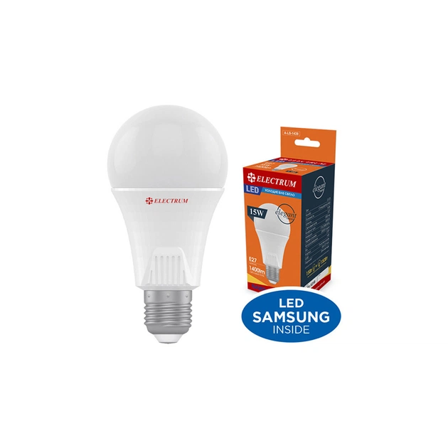 Лампочка Electrum A65 15W PA LS-33 Elegant E27 4000K (A-LS-1439) - зображення 1