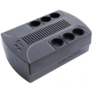 Пристрій безперебійного живлення LogicPower 650VA-6PS (4324) зображення 1