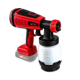 Фарбопульт GTM SG18/700BL, 18V, 700мл/хв, 800мл, 2 сопла-1,5 і 2,5мм (без АКБ та ЗП) (SG18/700BL) изображение 1