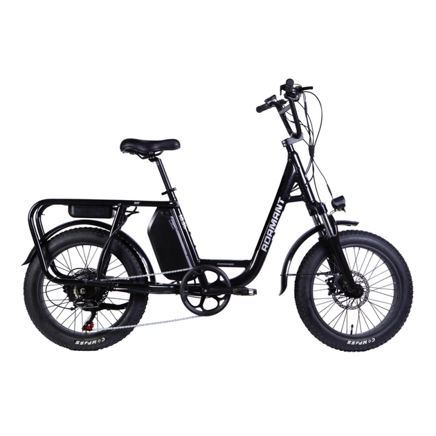 Електровелосипед Dorozhnik 20" ADAMANT HDD рама-18,5" 48B 17.5А*г 750Вт 2026 чорний (ELB-D-20-079) - picture 1