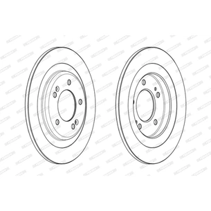 Гальмівний диск FERODO DDF2200C зображення 1