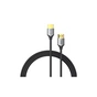 Кабель мультимедийный HDMI M to HDMI M 1.0m V2.0 4K60Hz PVC gray Vention (ALEHF) - уменьшенное изображение 1