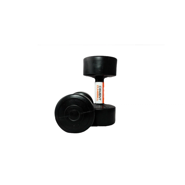 Гантельный набор LiveUp Cement Dumbell чорний 2х5кг LS2003-5 (2016052500250) - изображение 1