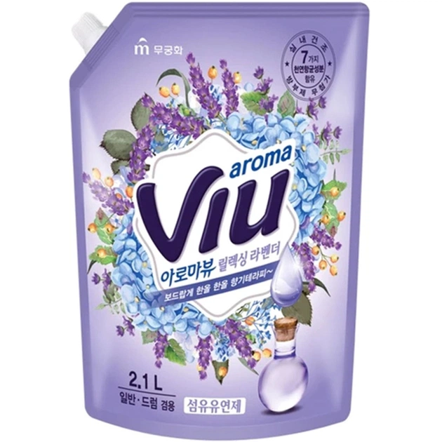 Кондиціонер для білизни Mukunghwa Fabric Softener Aroma VIU Lavender 2.1 л (8801173602266) - зображення 1