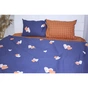 Постільна білизна MirSon Бязь Ranforce Elite 17-0442 Blue orange 175х210 (2200004671642) - зменшене зображення 3