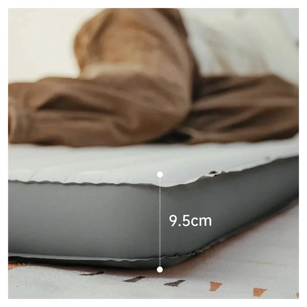 Матрац надувний Naturehike CNK2450WS034, 198х68х9.5 см, білий, із мішком для надування (6975641888048) - picture 5