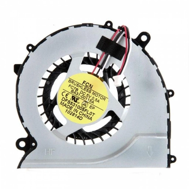 Вентилятор ноутбука Samsung 370R4E/370R5E/450R4V,450R5V,470R5E/510R5E DC(5V,0.5A) 3pin (BA31-00115A/DFS531005FL0T) - зображення 1
