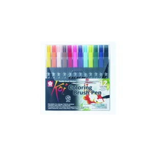Художній маркер KOI набір Coloring Brush Pen, 12 кольорів (084511391772) зображення 1
