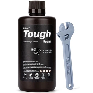 Фотополімерна смола ELEGOO Resin Tough grey 1кг (50.103.0274) зображення 1