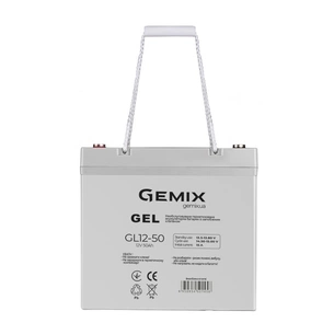 Батарея до ДБЖ Gemix GL 12В 50Ач (GL12-50) зображення 1