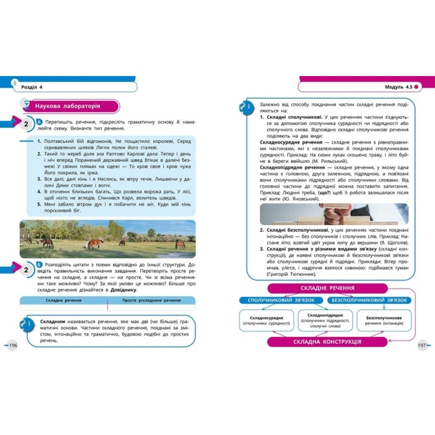 Підручник НУШ Українська мова, українська та зарубіжна літератури. 8 клас. Частина 2. Інтегрований курс Ранок (9786170995858) - зображення 10
