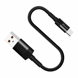 Дата кабель USB 2.0 AM to USB-C 0.2m Grand-X (FM-20C) зображення 1