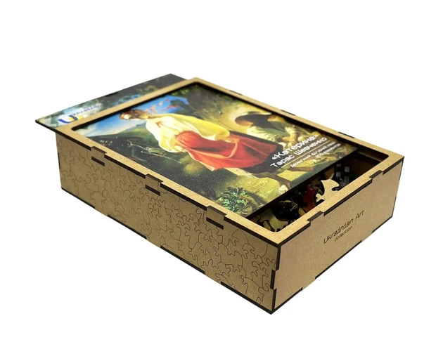 Пазл дерев`яний UkrainianPuzzles Катерина. Тарас Шевченко - зображення 5