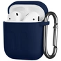 Чохол для навушників 2E для Apple AirPods Pure Color Silicone Imprint 1.5 мм Navy (2E-AIR-PODS-IBSI-1.5-NV) - зменшене зображення 2