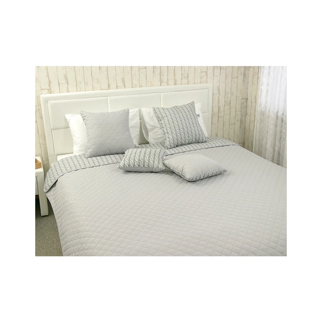 Покривало Руно декоративне Grey Braid 212х240 см (Р329.52_Grey Braid) - picture 5