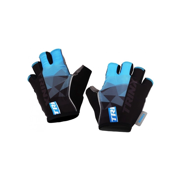 Велорукавиці Trinx TF62 L Black-Blue (TF62.Black-Blue.L) - зображення 1