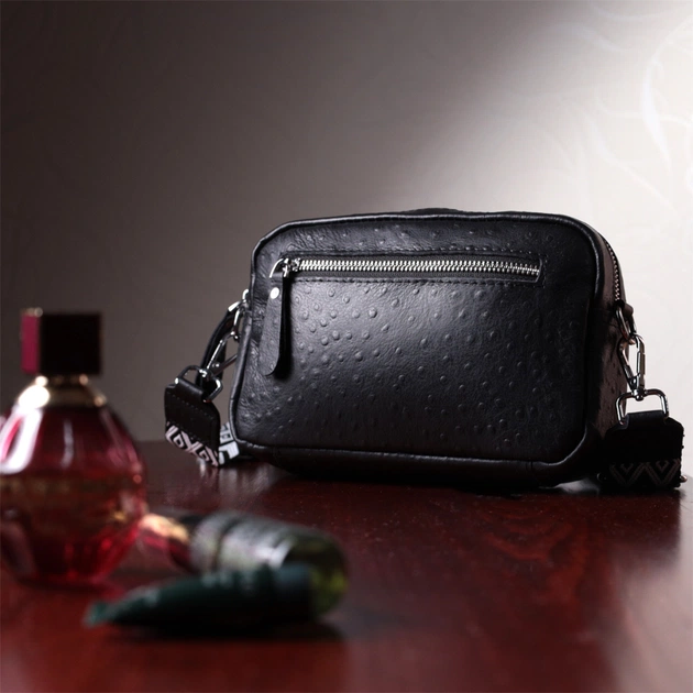 Сумка Vintage З натуральної шкіри Чорна (22659) - зображення 12