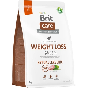 Сухий корм для собак Brit Care Dog Hypoallergenic Weight Loss з кроликом 3 кг (8595602559176) зображення 1
